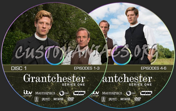 Grantchester - Series 1 dvd label