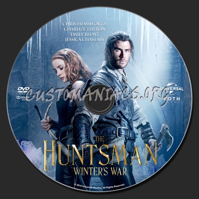 The Huntsman Winter's War dvd label