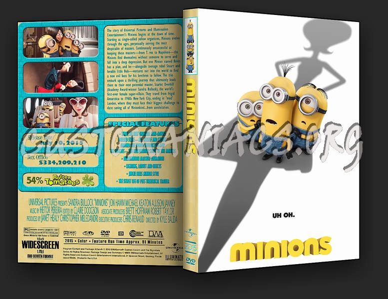 Minions dvd cover