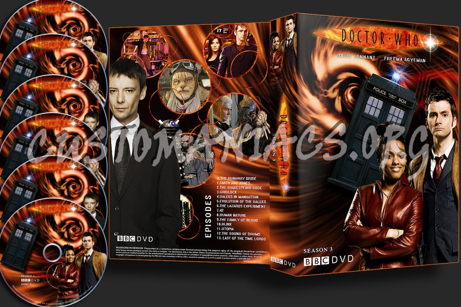 Doctor Who - Series 3 dvd cover