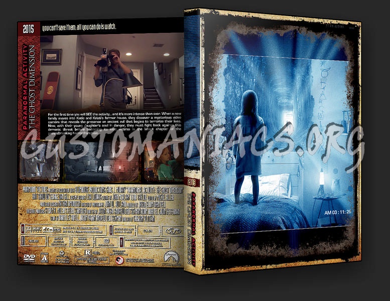 Paranormal Activity: The Ghost Dimension dvd cover