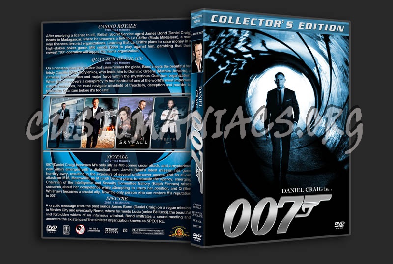 007 Daniel Craig Collection dvd cover