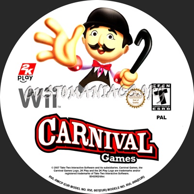 Carnival Games dvd label