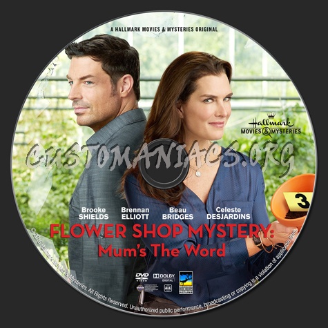 Flower Shop Mystery: Mum's the Word dvd label