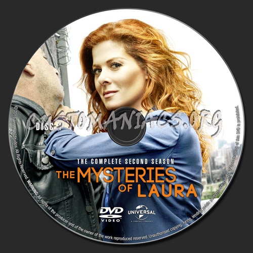 The Mysteries of Laura - Season 2 dvd label
