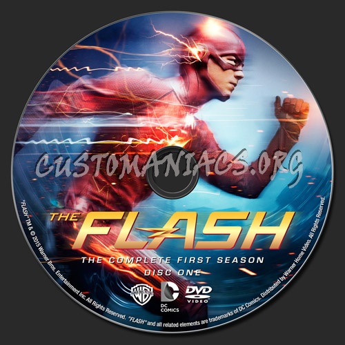 The Flash Season 1 dvd label DVD Covers Labels by Customaniacs id 234375 free download highres dvd label