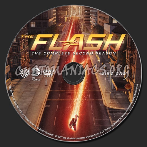 The Flash - Season 2 dvd label