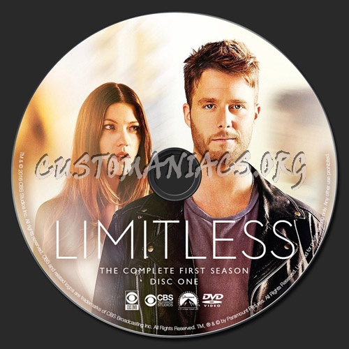Limitless - Season 1 dvd label