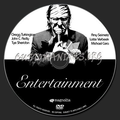 Entertainment (2015) dvd label