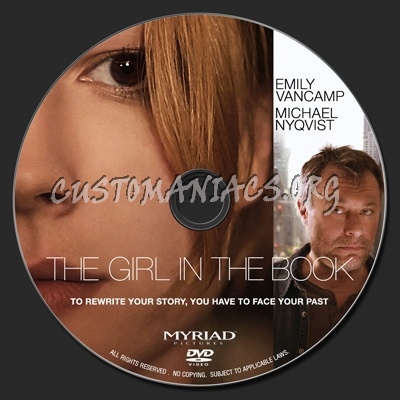 The Girl In The Book (2015) dvd label