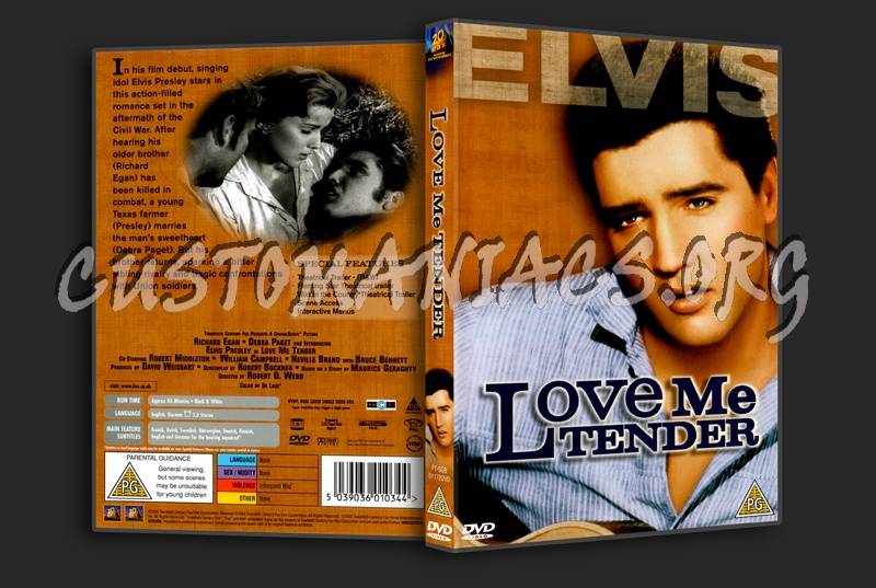 Elvis: Love Me Tender dvd cover