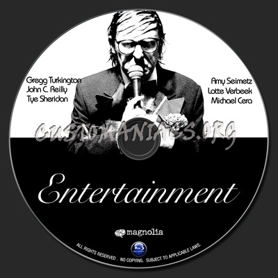 Entertainment (2015) blu-ray label
