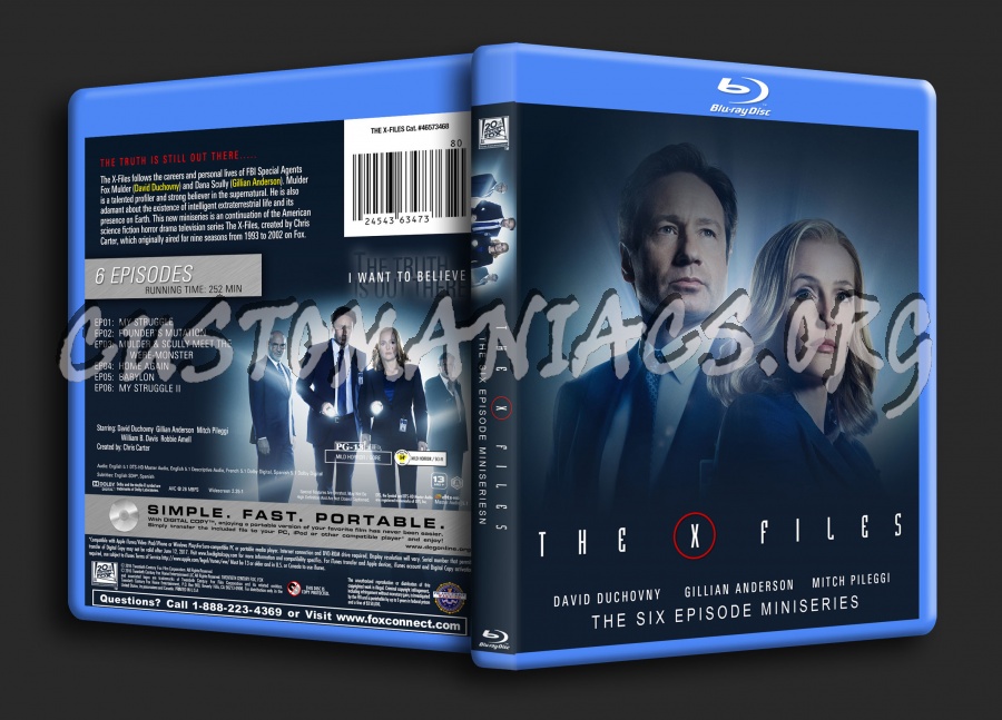 The X-Files Season 10 blu-ray cover