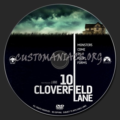 10 Cloverfield Lane (2016) dvd label