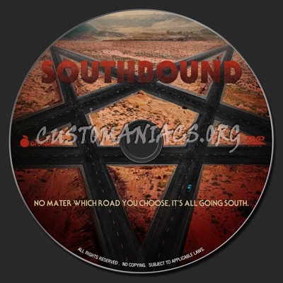 Southbound (2016) dvd label