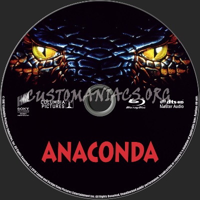 Anaconda blu-ray label