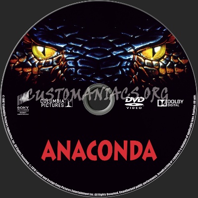 Anaconda dvd label