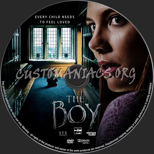 The Boy dvd label