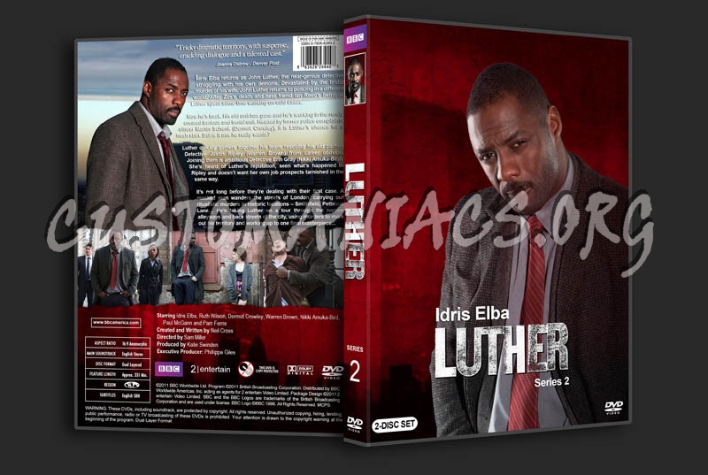Luther - Series 1-4 dvd cover