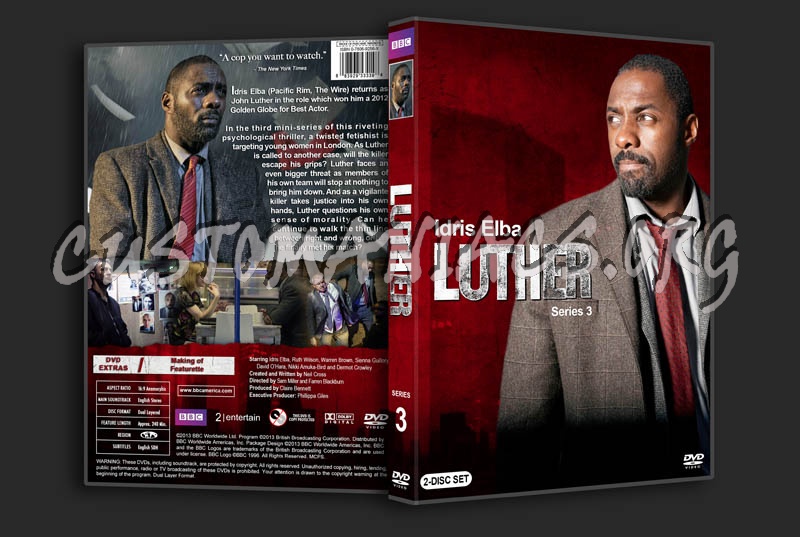 Luther - Series 1-4 dvd cover
