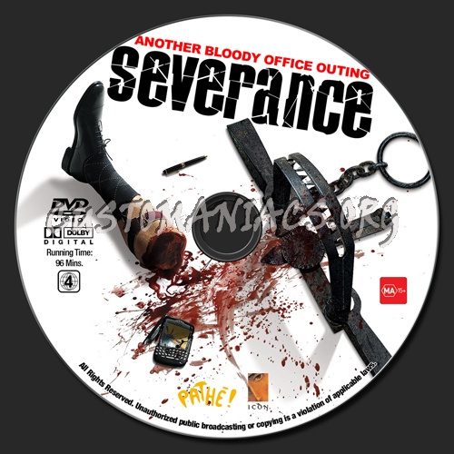 Severance dvd label