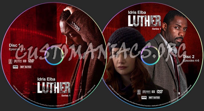 Luther - Series 1 dvd label