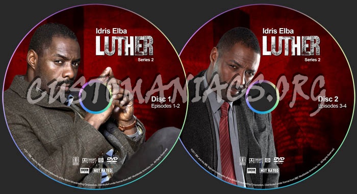 Luther - Series 2 dvd label
