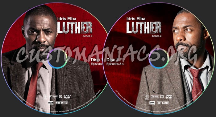 Luther - Series 3 dvd label