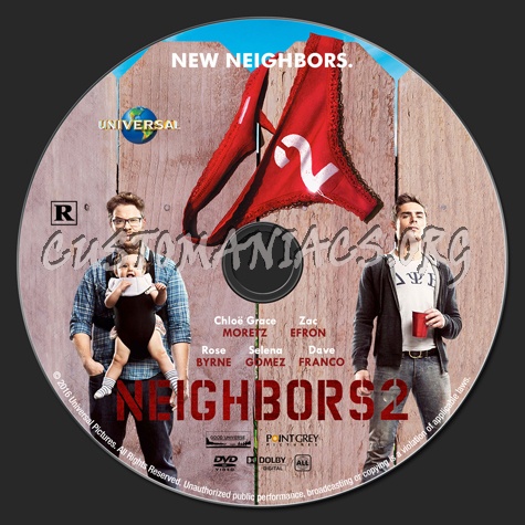 Neighbors 2: Sorority Rising dvd label