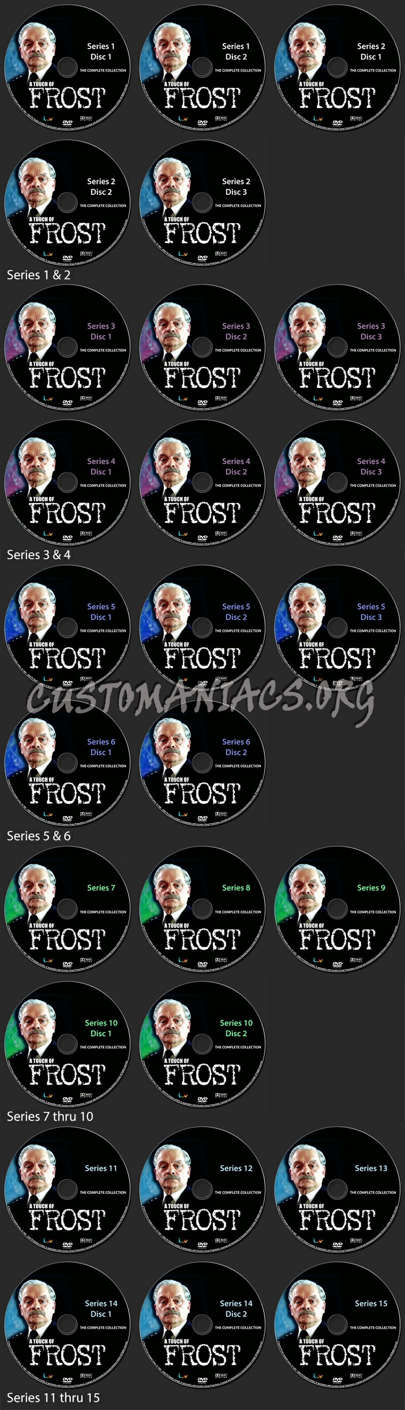 A Touch of Frost dvd label