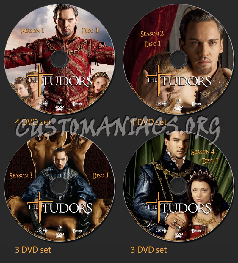 The Tudors dvd label