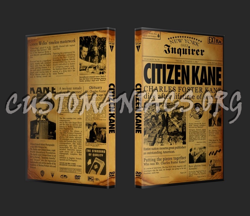 Citizen Kane dvd cover