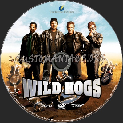 Wild Hogs dvd label