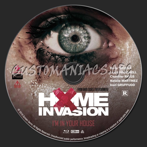 Home Invasion (aka: Keep Watching) blu-ray label