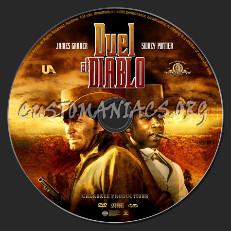 Duel at Diablo dvd label