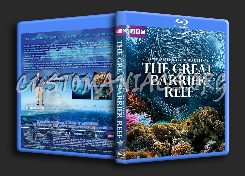 David Attenborough The Great Barrier Reef dvd cover