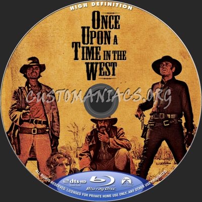 Once Upon A Time In The West blu-ray label