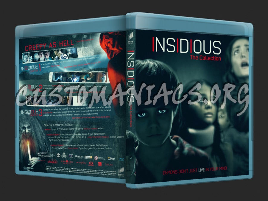Insidious: The Collection blu-ray cover