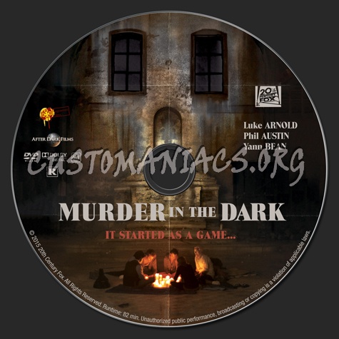 Murder in the Dark dvd label