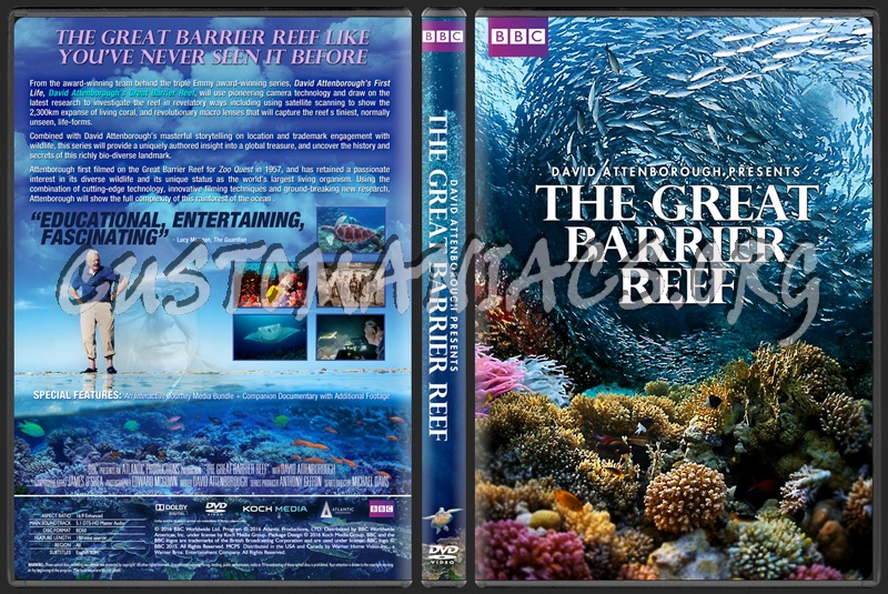 David Attenborough The Great Barrier Reef dvd cover