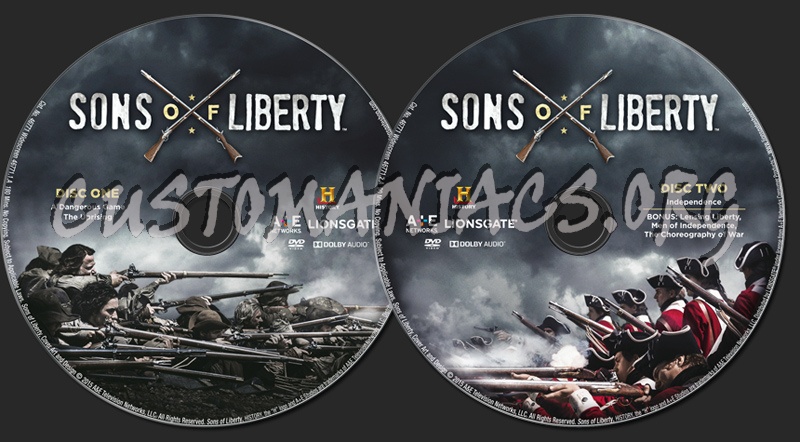 Sons of Liberty dvd label