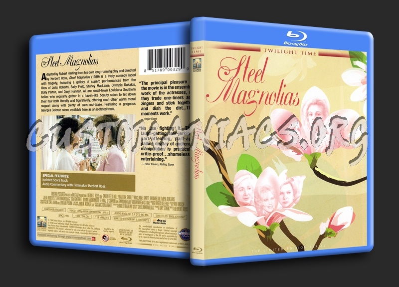 Steel Magnolias blu-ray cover - DVD Covers & Labels by Customaniacs, id