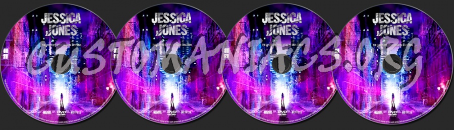 Jessica Jones Season 1 dvd label