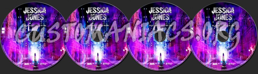Jessica Jones Season 1 blu-ray label