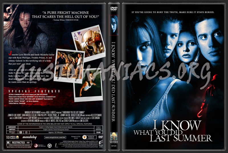 I Know What You Did Last Summer dvd cover