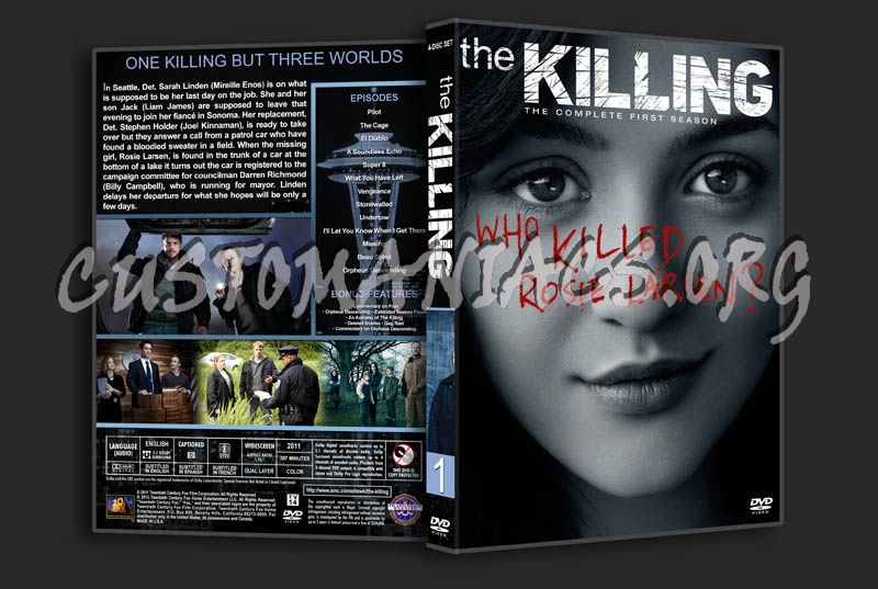 The Killing - Seasons 1-4 dvd cover