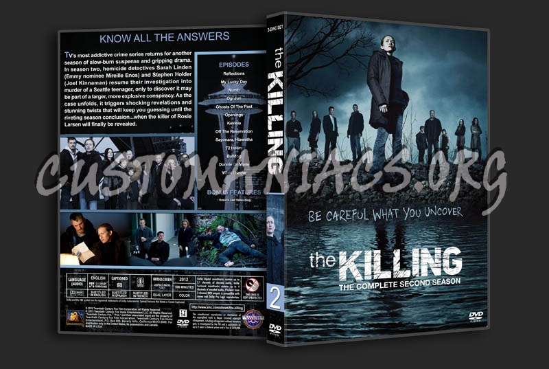 The Killing - Seasons 1-4 dvd cover