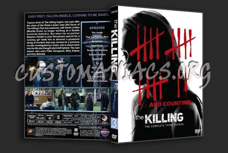 The Killing - Seasons 1-4 dvd cover