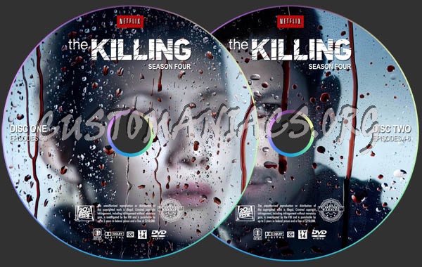 The Killing - Season 4 dvd label