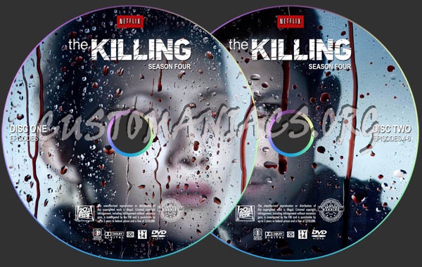 The Killing - Season 4 dvd label